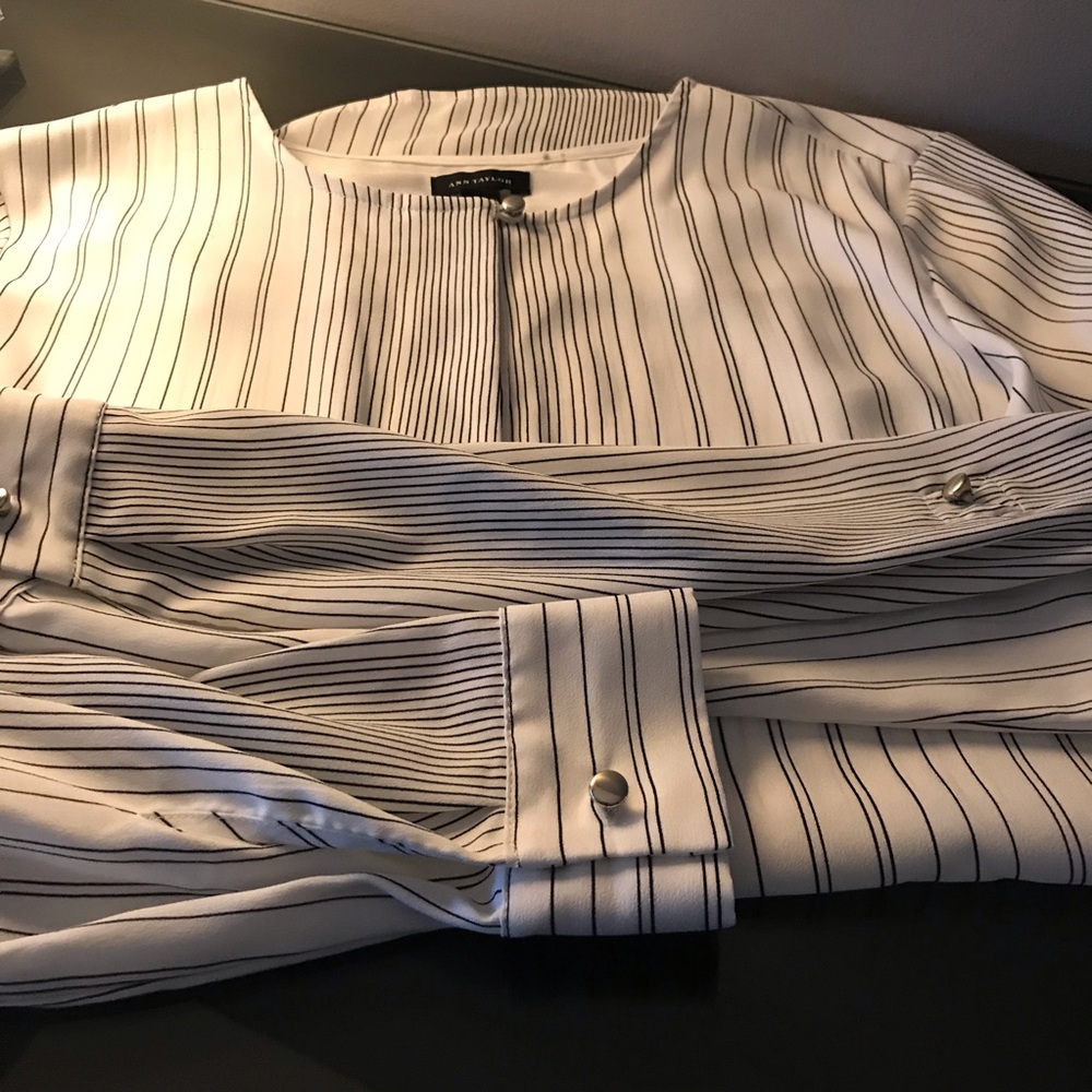 Silky blouse.